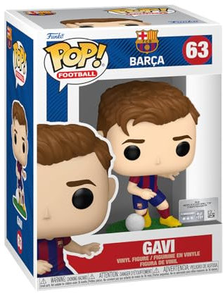 Funko POP! Football: Barcelona - GAVI - Barcelona FC - Vinyl-Sammelfigur - Geschenkidee - Offizielle Handelswaren - Spielzeug Für Kinder und Erwachsene - Sports Fans