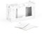 FOLDZILLA Tisch Puppentheater 47,3 x 75 x 38 cm aus Pappe Theater Karton - Kasperletheater inkl. Kulissen Miniregenbogen zum Ausmalen Wunschtext