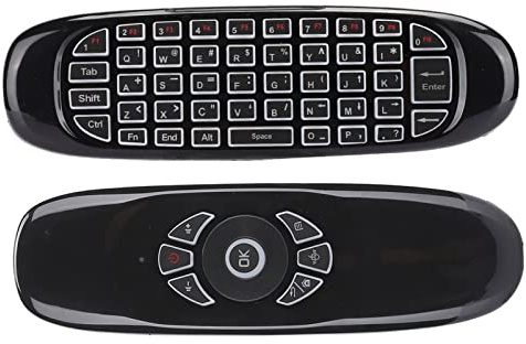Teclado de Ratón Remoto Inalámbrico Air Fly de 2,4G con Retroiluminación Colorida, bajo Consumo de Energía, Fuerte Antiinterferencias