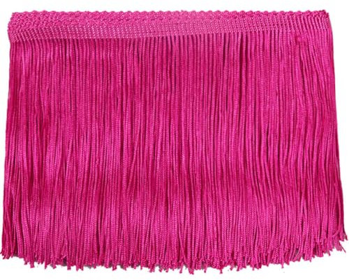 LSGGTIM Borla de 10 metros, flecos de 15 cm de ancho, borla con flecos, falda para ropa, franja de corte, cinta decorativa, accesorios de costura para manualidades, ropa, costura