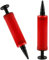 Rumyve Balloon Hand Pump Inflator, Arch Kit, Garland, Latex & Foil Balloons, Yoga Balls (Red) - 2pcs
