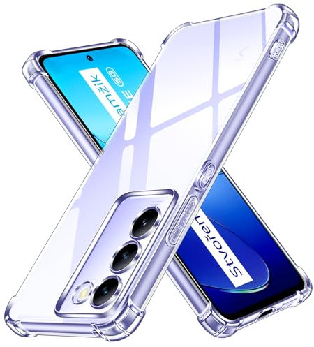 iVoler Cover per Vivo V40 SE 5G (Non per Vivo V40 SE 80W), Custodia Antiurto Trasparente per Assorbimento degli Urti con Paraurti in TPU Morbido, Sottile Morbida in Silicone TPU Protettiva Case