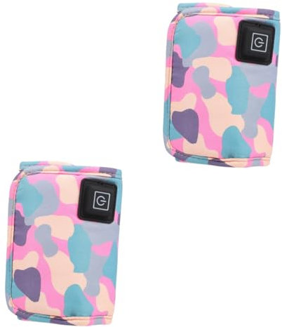 VICASKY 2pièces -biberon Portable Usb Couverture Ajustable Réchauffeur De Lait Pour Facile à Transporter Pour Maison Rose