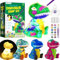Paint Your Own Dinosaur Lamp Kit, Art Supplies Arts & Crafts Kit, Painting kit for Kids 6-12, Dinosaur Toys for Boys Girls and Kids, Girls Boy Birthday Easter Gift Ages 6 7 8 9 10 11 12+