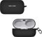 KZIOACSH Silicone Case for Technics EAH-AZ80, Ultra Slim Anti-Scratch Anti-Lost Protective Earbuds Case Lightweight Washable Sumdge-Proof Earphone Skin Cover with Carabiner for Technics EAH-AZ80,Black