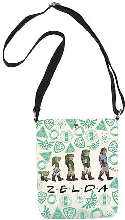FUNYSO Cartoon-Spiel-Crossbody-Tasche, Videospiel-Spieler-Geschenk, Gamer-Geschenk, Spiele-Liebhaber, Geschenk, Videospiel-Geschenk, Z.e.l.d.a Cb UK, 0