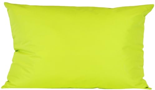 JACK 40x60cm Outdoor Lounge Kissen Dekokissen inkl. XXL-Füllung Wasserabweisend Sitzkissen Garten Stuhl Lotus Effekt, Farbe:Limette