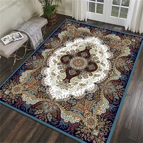 RUGMRZ Tapis Rose Moumoute de Chambre Couleur Coussin d'enfant Absorption Acoustique Moquette 120X160CM