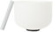 NICCOO 10inch Crystal Singing Bowl Sound Healing E Note Heart Chakra Quartz Gift for Meditation Prayer Yoga Relaxation with O-Ring and Suede Mallet White