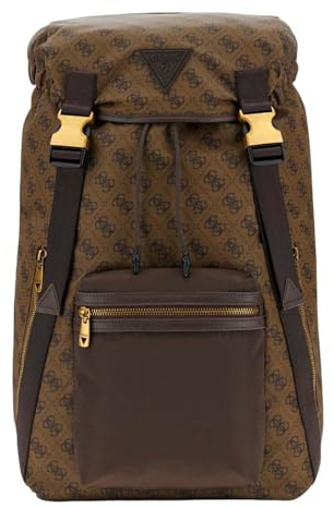 GUESS Rucksack Freizeitrucksack Berlin Backpack Coffee braun