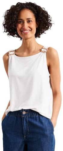 Street One Top mit Schulterdetail Off White 34