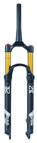 HWEVDHJ 26 27.5 29 Pollici MTB Forcella Ammortizzata Freno A Disco Forcella Anteriore Aria Corsa 120mm Forcellas per Bicicletta Tubo Dritto/Conico QR 9 * 100mm per XC MTB(Tapered,26)