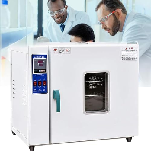 Horno de secado con pantalla digital, secador de laboratorio eléctrico electromecánico, capacidad de 16 litros, rango de temperatura constante de 50 a 300 °C para aplicaciones industriales