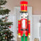 ECOM-CDL - Schiaccianoci gigante in legno da 1,2 m/1,5 m/1,8 m, re/soldato 6 feet Soldato rosso K05