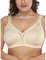 Deyllo Damen Vollschalen Minimizer BH Nicht Bügel Große Größen BH Klassischer (Beige,95C)
