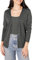 Amazon Essentials Jersey Ligero con Cuello de Pico (disponible en tallas grandes) Mujer, Carbón Mezcla, XL Grande