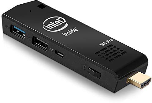 Mini PC Computer Stick Windows 10 Professional (64-bit) Quad Core Intel Atom x5-Z8350 1.92Ghz, 4GB/64GB, WiFi, Bluetooth, USB 3.0, HDMI/4K Linux