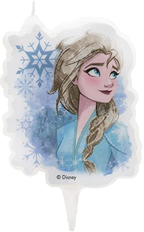 Dekora - Vela de Cumpleaños 2D de Disney Frozen 2 Elsa