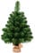 COSTWAY 60 cm Mini künstlicher Weihnachtsbaum, Kleiner Tannenbaum, Tisch-Christbaum mit 67 Spitzen & Zementbasis, Kunstbaum Weihnachten für Weihnachtsdeko, Grün