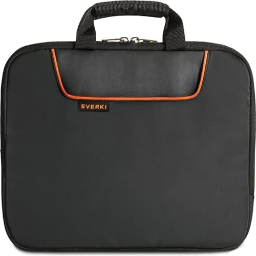 EVERKI Laptop Sleeve 808- Schutzhülle für Notebooks bis 13,3 Zoll (33,8 cm) mit Memory Foam Polsterung, Tragegriffe und Fach für Zubehör / 6,5 l Fassungsvolumen