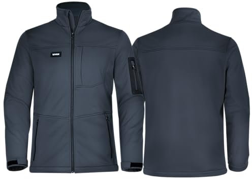 Uvex Echor Softshell-Arbeitsjacke für Herren - Outdoorjacke - Dunkelblau - Gr M