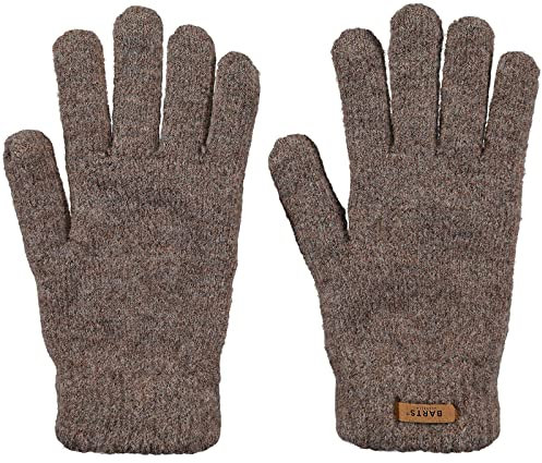 Barts Damen Strickhandschuhe Witzia Gloves gefütterte Finger-Handschuhe 4542 Brown 09