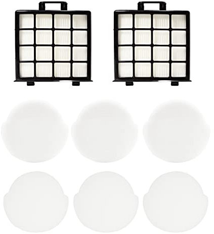 KEEPOW NZ850UKT Filter for Shark Upright Vacuum Cleaner NZ850UK AZ912UK AZ912UKT Filter Replacement, Set for Shark Lift Away(6 Sponge Filters + 2 Hepa Filters)