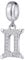 Zwillinge Sternzeichen Charms passen Pandora Geburtstag Armband, 925 Sterling Silber Gemini Zodiac Sign Halskette Anhänger, 12 Horoskop CZ Perlen, Geschenke für Schwester/besten Freund/Mama