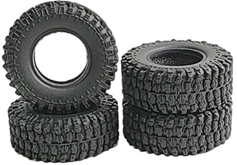 Amagogo 1:24 1/24 RC Auto Reifen Haut, Rad Ersatz Driften Simulation Radio Control 1:24 18mm Ersatzteile Felge Set für Hbx2098B 90081 Crawler Buggy Spielzeug