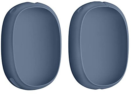 kwmobile Hülle kompatibel mit Apple AirPods Max -Kopfhörer Cover - Silikon Schutzhülle Schutzcover in Dunkelblau