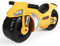 COO11 Yellow Ride-On Bike for Toddlers – Push-Along Balance Motorcycle with Handlebars, Foot-to-Floor Design, Indoor Safe Play, Fun Motorbike Toy Gift for Boys & Girls Ages 1-2 Years