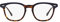 Oakley Damen Rx5398 Hawkeye Square Sonnenbrille, Blau auf Havanna-/Demo-Linse