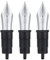 Set of 3 Jinhao X159, 1935 and 9019 Fountain Pen Replacement Nib Parts (EF, F and M) Silver Trim