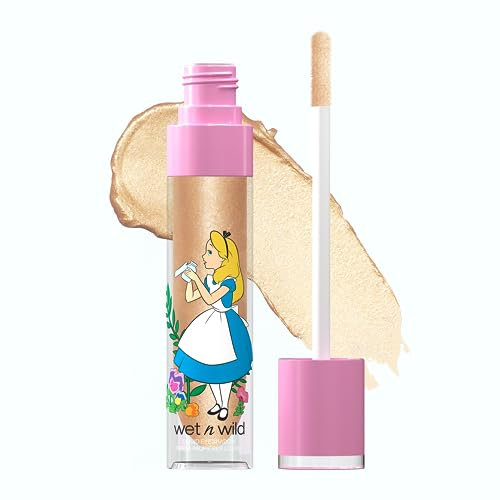 Wet n Wild Alice im Wunderland Flüssiger Lidschatten, Reichhaltig Pigmentierter Flüssiger Lidschatten mit Mehrdimensionalen Perlen, Trocknet Schnell für Intensiven Schimmer, I'm Not Myself Farbton