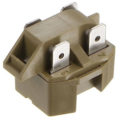 PATIKIL IC-4 2262185 Inicio Relé Ejecutar Condensador 220V Protección Sobrecarga para Refrigerador Compresor 2262185 / WP2262185 / 2262181 / WP2262181