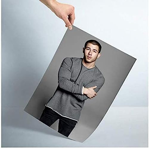 BOBSLA Poster Nick Jonas Filmschauspieler-Poster, Porträtbilder, Poster Und Drucke, Wandkunst, Leinwandgemälde, Heimdekoration 50X70Cm Kein Rahmen