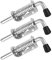 3 Pièces Verrou à Boulon Loquet à Ressort en acier inoxydable Loquet Ressort Robuste pour Porte de Garage, Portes de Jardin, Placard