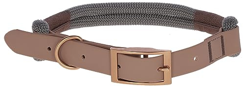 Kerbl Pet Halsband Monte Carlo, braun/grau, 12 mm x 45-65 cm