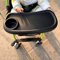 Syiyunran Kinderwagentablett pushchair snack tray - Partitionspeicher Snacktablett Kinderwagen, Kindertablett Tablett mit Getränkehalter verstellbarem Clip, für meisten Kinderwagentypen mit Armlehnen