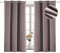 YSTELLAA Tenda 100% Oscurante Da Interno 2 Pezzi, 117×137cm, Tenda Velluto Fonoassorbenti, Tende Termiche Isolanti Per Interni, Con Anelli, Moderne, Per Camera Da Letto, Rosa