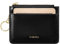 Vulkitty Porte Cartes pour Femmes Portefeuille en Cuir Minimaliste Mince avec Fenêtre d'identification Amovible Porte Monnaie Zippé pour Femme Porte-clés Portefeuille de Poche Avant