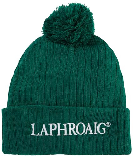 Laphroaig Unisex Bommelmütze Einheitsgröße Beanie-Mütze, grün, One Size
