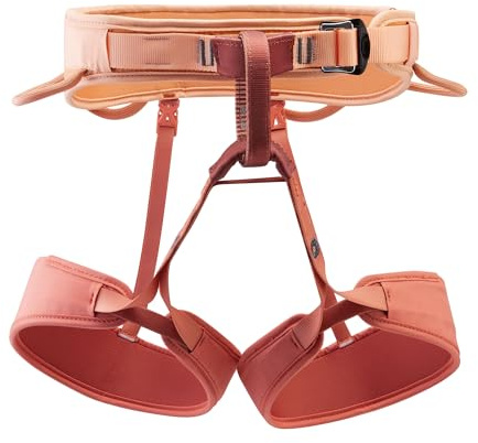 PETZL Corax LT Women's Climbing Harness - Coral Sand, X-Large