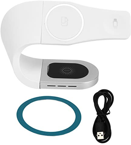 Topyond Y35 Kabelloser Ladeständer, 15 W Schnelle Kabellose Ladestation Für Mobiltelefone, Headsets Und Uhren, Praktische Ladelösung Für Ihre Geräte