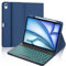 IVEOPPE Tastiera iPad Air 11 (M3 2025/M2 2024), Cover Tastiera Retroilluminato Italiano QWERTY Bluetooth Staccabile iPad Air 11 Pollici 2024/2025, Blu scuro
