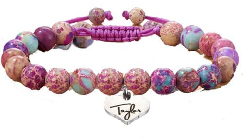 Cyiecweu Taylor Armbänder, Bunte Freundschaftsarmbänder Perlen Set, Boho Makramee Armbänder mit Anhänger, Taylor Album Inspiriertes Armband, Geschenke Für Fans, MäDchen, Teenager, Frauen