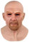 Silikon-Alter-Mann-Maske, Halloween-Vollkopfmaske, Gruselige Silikon-Gesichtsmaske, Horror-Halloween-Cosplay-Masken, Party, Cosplay, Kostüm, Latex-Requisiten (Europäische