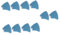 Healeved 5 Packs Professional Double Sided Adhesive Hair Extension Tapes Invisible Wig Tape Tabs for Women