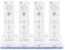 Estación de carga para Wii, 4 en 1 mando estación de carga con indicadores LED 4 piezas 2800mAh batería recargable paquete para mando Wii