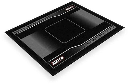 Tapis Karting/Quad SIXTEN 150x190 - Tapis Environnemental Quad et Karting - pour Les Paddocks et Le Garage - Lavable et Ecologique - Idéal Cadeau Sport mécanique